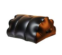 Kutocesy Cojines Sexuales de PVC/TPU, Almohada Erótica y Rampas para Posiciones Sexuales, Muebles Eróticos Inflables para Parejas, Dormitorio de Viaje (Black sex pillow L)