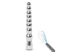 Kutocesy Dilatador Uretral de Acero Inoxidable con 8 Bolas Plug Hueco de Metal para el Pene Bastón Masturbador Estimulador de la Próstata para Hombres Juguete Sexual Fetiche Extremo para Hombres (S)