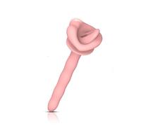 Kutocesy Jaula De Castidad De Silicona BDSM Dilatador Uretral Para Pene Color Rosa Accesorio Para Jaula De Pene Tapón Hueco Para Catéter De Castidad Juguetes Sexuales Para Hombres (S)