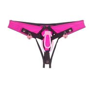 Kutocesy Jaula De Castidad Hombres,cinturón De Castidad Masculino Sissy Jaula De Castidad Resina Clips De Castidad Jaula De Pene Con Cerradura Bondage Juguete Sexual (Pink-M)