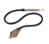 Kutocesy Látigo BDSM De Cuero PU Látigo Sexual Trenzado Para Azotar Esclavos Kit De Bondage Flogger Juguete Duro Para Parejas (Black)