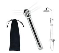 Kutocesy Limpiador Anal para Limpieza Intestinal Sistema de Limpieza Metal SM Dildo Enema Ducha Varita Angular para Mujeres Hombres (L)