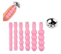 Kutocesy Plug Pene Hueco Dilatador Uretral Sonda Jaula Pene Dilatadores Para Hombres Estimulación Uretral Accesorios Jaula De Castidad (Pink)