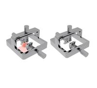 Kutocesy Presion Pezon Pinza Estimulacion Pezon Entrenador Sm Pecho Omnidireccional Abuso Pezon Juguetes Sexuales Para Mujeres (Silver)