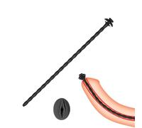 Kutocesy Tapón Para El Pene Para Jaula De Castidad Tapón Uretral Hueco Dilatadores De Catéter De Silicona Masajeadores De Próstata Estimulación Juguetes Sexuales Masculinos (L)