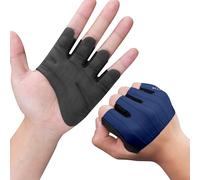 KUTOOK Guantes Gimnasio con Palma de una Sola Pieza Antideslizantes Altamente Elásticos y Transpirables Unisex para Levantamiento de Potencia y Halterofilia