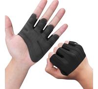 KUTOOK Guantes Gimnasio con Palma de una Sola Pieza Antideslizantes Altamente Elásticos y Transpirables Unisex para Levantamiento de Potencia y Halterofilia