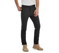 KUTOOK Pantalones Trekking Hombre Invierno Pantalones Soft Shell Hidrófuga Cálidos y A Prueba De Viento con Forro Polar para Senderismo Escalada Montaña(HP010)