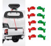 Kutyun 5 pares de soportes para cerradura de portón trasero, clips de barra de bloqueo de puerta, 88981030 88981031, clip de barra de bloqueo lateral izquierdo y derecho, clip de mango compatible con