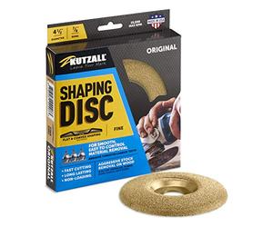 Kutzall Disco Perfilador Original - Fino, 4-1⁄2" (114,3mm) X 7⁄8" (22,2mm) - Accesorio para Trabajos en Madera Amoladora Angular para DeWalt, Bosch, Makita. Carburo de Tungsteno Abrasivo, SD412O230