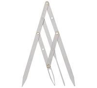 Kuuddker 1Pcs Regla De Cejas Maquillaje Permanente Regla De Cejas ProporciÓN Dorada Calibrador Microblading Plantilla para Modelar Tatuajes Accesorios