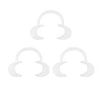 Kuuddker 3pcs autoclave Dental dientes blanqueamiento labio y mejilla Retractor dentista abrebocas repeticion uso, S