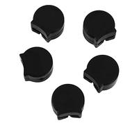 Kuuddker 5 Piezas Hardware del Clarinete Protector del Cojín del Reposapiés del Pulgar Protector del Pulgar del Clarinete de Goma Suave, Negro