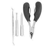 Kuuddker CortaúñAs de UñAs de 4 Piezas, CortaúñAs Gruesas y Encarnadas para Hombres y Personas Mayores, CortaúñAs de Pedicura