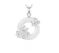 KUUFUUT Collares De Plata para Mujer, Plata De Ley S925, Collar con Colgante De Doce Deidades Florales, Joyería Protectora, Regalo De Cumpleaños para Novia, Madre, Esposa, Diciembre, Narciso