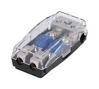 Kuuleyn 1 In,2Out Car Audio Upgrade Fuse Holder, Fuse Box, Anl Fuse Holder Distribution Block, with Dust Cover, Suitable for Yachts, Trucks, and Ships Stereo Amplifiers