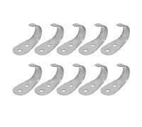 Kuuleyn 10 ganchos de pared para abrigos, perchas para batas, ganchos de pared de acero inoxidable duraderos para colgar toallas, abrigos, mochilas y llaves