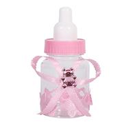 Kuuleyn 2 colores 50 piezas biberón cajas de chocolate embalaje dulces botellas de chocolate caja cajas de embalaje de regalo para favores de fiesta regalos decoraciones (Pink)