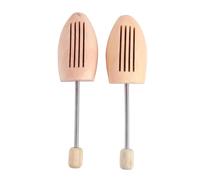 Kuuleyn 2 piezas de madera antideformación antiarrugas mujeres hombres zapato árbol guardián con columna de resorte (41 42)