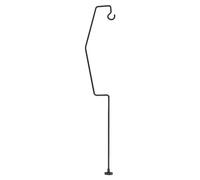 Kuuleyn 21.1in Camping Lantern Stand con Base magnética, lámpara al Aire Libre después del Soporte de luz Colgante, Soporte de luz de Pesca Ligera, Poste de Linterna de Escritorio