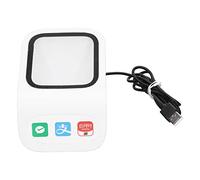 KUULEYN 2D QR Barcode Scanne, escáner de colección de pagos, escáner de código de Barras de Escritorio solicita una Ventana Grande QR Barcode Scanner con Interfaz USB Lector de