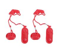 Kuuleyn 2PCS Treadmill Magnetic Safety Key Fit,Universal Lightweight Red Treadmill Security Key Replacement, for 9600 GTS7 M8 M9 Portable Treadmill Emergency Stop Switch Security