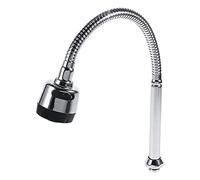 Kuuleyn 360° Cabezal de Pulverización Cabezal,Grifo Mezclador de Cocina,304 caño Giratorio de Acero Inoxidable Grifo del Fregadero de Cocina Accesorios de tubería conexión de una Sola manija
