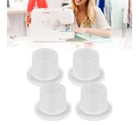 Kuuleyn 4 Uds. Almohadillas de plástico para máquina de coser, almohadillas para pies aptas para Singer, cama antideslizante, accesorios de reducción de vibración