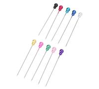 Kuuleyn 500PCS Gourd Head Sewing Pins,Colorful Straight Quilting Pins Craft Lovers Tailors Handicrafts Bouquet Clothing Making Design Easy Storage Versatile Use Fabric Decorations
