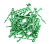 Kuuleyn 50pcs Plastic Stand Perches Holders,Parrot Standing Stick,Plastic Bird Cage Standing Stick Parrots Parakeet Standing Bar Cage Accessory