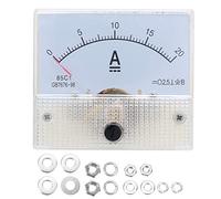 Kuuleyn 85c1 Dc 0-20a Amperímetro tipo puntero, Amperímetro de panel analógico, Herramienta de medición de corriente de circuito