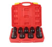 Kuuleyn 9 puntos Conjunto de zócalo de impacto profundo, Conjunto de zócalo del eje de impacto profundo de impacto profundo, 9 piezas de 1/2 "pulgada de eje de transmisión de eje d