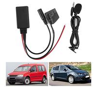 Kuuleyn Adaptador de Audio inalámbrico, ABS 18Pin MFD2 RNS2 Adaptador Bluetooth Radio Cable Auxiliar inalámbrico Apto para Seat Altea Leon Toledo