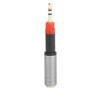 Kuuleyn Adaptador de audio macho de 2,5 mm a hembra de 3,5 mm Adaptador de conector convertidor de audio Material metálico, adecuado para Ath-M70x M40x M50x M60x