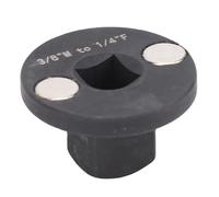 Kuuleyn Adaptador de impacto de perfil bajo, Adaptador de reducción de accionamiento, Inserto Adaptador de vaso de impacto de perfil bajo Reducción de accionamiento Metal de alta r (3/8"M-1/4"H)