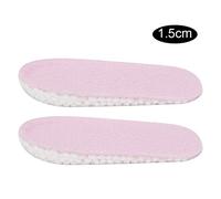 Kuuleyn altura Aumento de la plantilla, gel TPU, mitad invisible tacón inserto almohadilla de elevación de zapatos más alto para hombres para mujeres uso diario trabajo de (1.5cm)