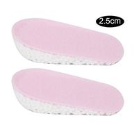 Kuuleyn altura Aumento de la plantilla, gel TPU, mitad invisible tacón inserto almohadilla de elevación de zapatos más alto para hombres para mujeres uso diario trabajo de (2.5cm)