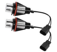 Kuuleyn Angel Eyes LED Light, 2pcs Coche Brillante 6000K 5W Angel Eyes Lámpara de luz LED para E60 E61 E39 E53