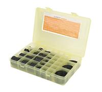 Kuuleyn Automotive AC O Rings Kit,Kit de juntas tóricas universales,396 piezas Kit de juntas tóricas universales Gland 3702 AC Surtido Juego de juntas tóricas de goma para
