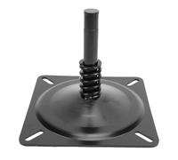 Kuuleyn Base de Asiento para Barco, Pedestal para Asiento de Barco, Montaje con Pasador Chapado, Soporte Giratorio de Acero galvanizado, Placa Base de Pedestal Resistente para