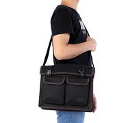 Kuuleyn Bolsa de Hombro para Almacenamiento de Herramientas de Utilidad, Estuche Organizador de Herramientas con Correa para el Hombro, Organizador de Soporte para Bolsa de Hombro (Modelo A3
