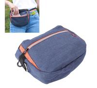 Kuuleyn Bolsa para golosinas para perros, riñonera con cierre automático para pasear perros, riñonera para entrenamiento de mascotas con doble bolsillo