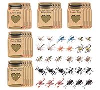 Kuuleyn Butterfly Juego de Tarjetas de Regalo para el día de San Valentín, Tarjetas del día de San Valentín, Intercambio de Regalos en el Aula (2)