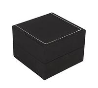 Kuuleyn Caja De Reloj, Vitrina De Reloj, Caja De Reloj Individual, 1 Pieza Nuevo Reloj De Cuero De PU Negro Presente Vitrina De Regalo Pulsera Brazalete Caja De Almacenamiento De Joyería Caja