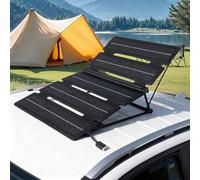 Kuuleyn Cargador de Panel Solar ultraportátil de 25 W Cargador Solar Etfe Panel Plegable 5X Ultra Delgado monocristalino portátil para Acampar al Aire Libre Senderismo Viajes