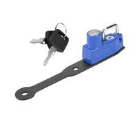 Kuuleyn Cerradura para casco de motocicleta con llave, Cerradura de motocicleta para casco, Cerradura antirrobo para casco de motocicleta Lado izquierdo Se adapta a CBR400R (Azul)