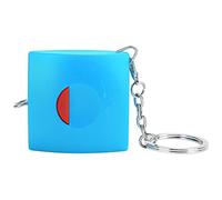 Kuuleyn Cinta métrica suave, mini cinta retráctil automática de PVC, medición de tela artesanal de costura a medida del cuerpo (Blue)