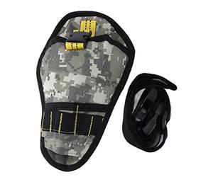 Kuuleyn Cinturón de herramientas, bolsa de herramientas magnética, cinturones de herramientas para hombres, bolsa de cintura para herramientas, cinturón de cintura multifuncional, (Camuflaje)