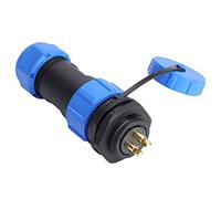 Kuuleyn Conector de Enchufe de aviación SP21 de 3 Pines a Prueba de Agua IP68, Toma eléctrica de Carcasa de plástico de 30A 500V para Luces, Equipo Marino para Exteriores (4 Pines)