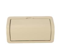 Kuuleyn Consola portavasos para Asiento Trasero Reposabrazos para Asiento Trasero Portavasos Antiderrames Estructura Estable Fácil Acceso 88741 1lk3d Reemplazo para Qx56 Qx80 (Beige)